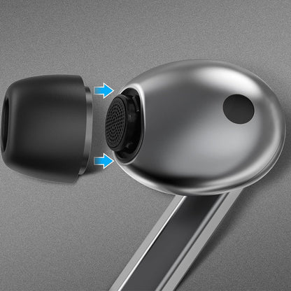 8 Pcs Memory Foam Ear Tips for Samsung Galaxy Buds 4 Pro Black