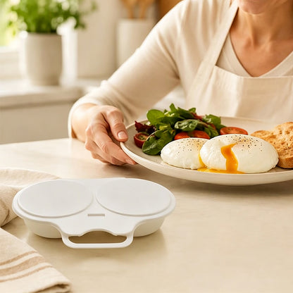 5 Pack Microwave Egg Cooker FDA Certified Egg Poacher