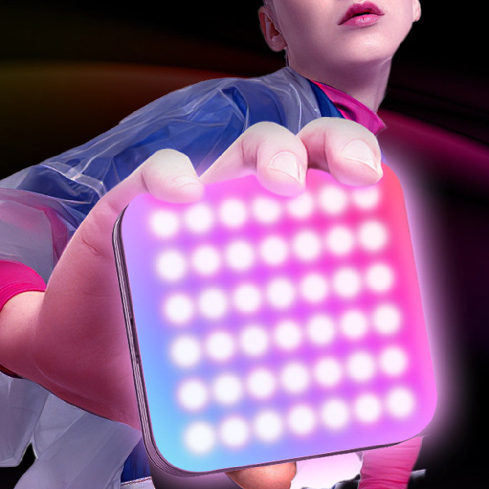 RGB Photography Selfie Fill Light Porable Adjustable Camera Light for Recording/Live