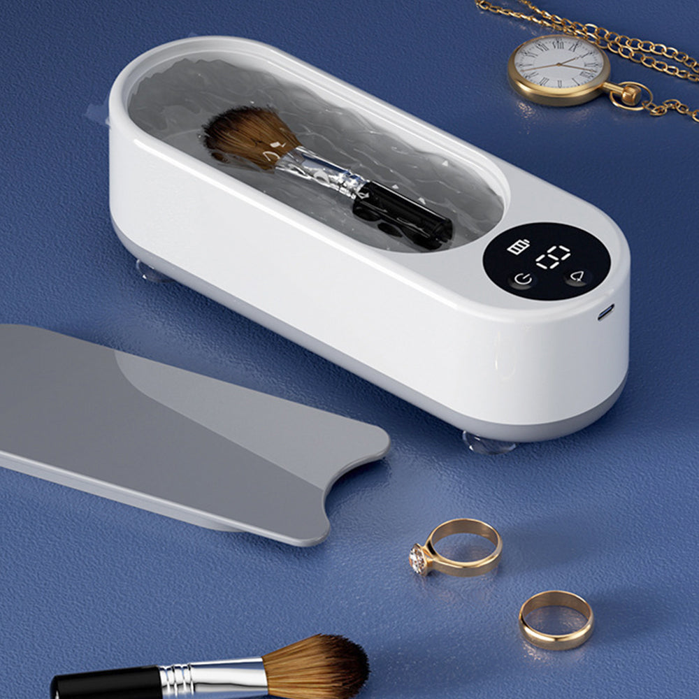 Portable Ultrasonic Cleaner Sonic Wave Tank Cleaning Machine for Glasses Watch Jewellery