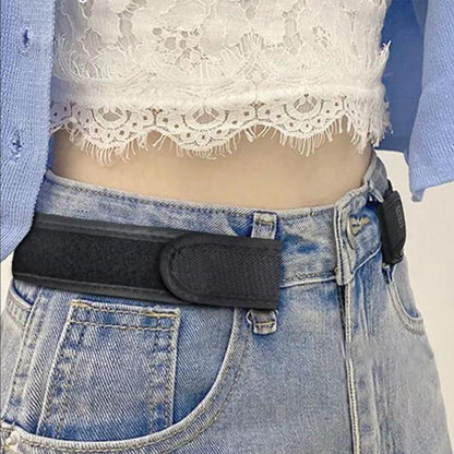 2Pcs Unisex Elastic Belt Waist Belt Fits 1.5 Inch Belt Loops