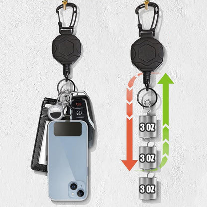 2Pcs Badge Holder Retractable ID Cards Holder with Lanyard