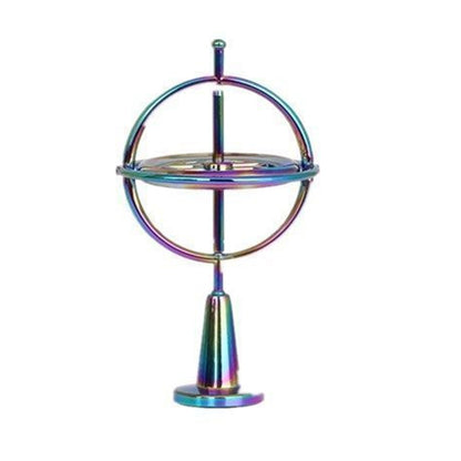 Metal Gyroscope Educational Fingertip Gyro Toy Speed Balance Spinning Top Gyroscope Mixed Color