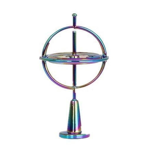 Metal Gyroscope Educational Fingertip Gyro Toy Speed Balance Spinning Top Gyroscope Mixed Color