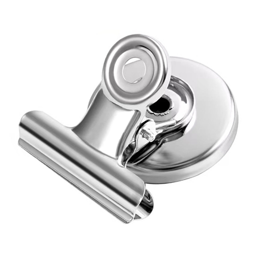 12 Pack Metal Fridge Clips for Photo Plan Refrigerator Clips - Silver