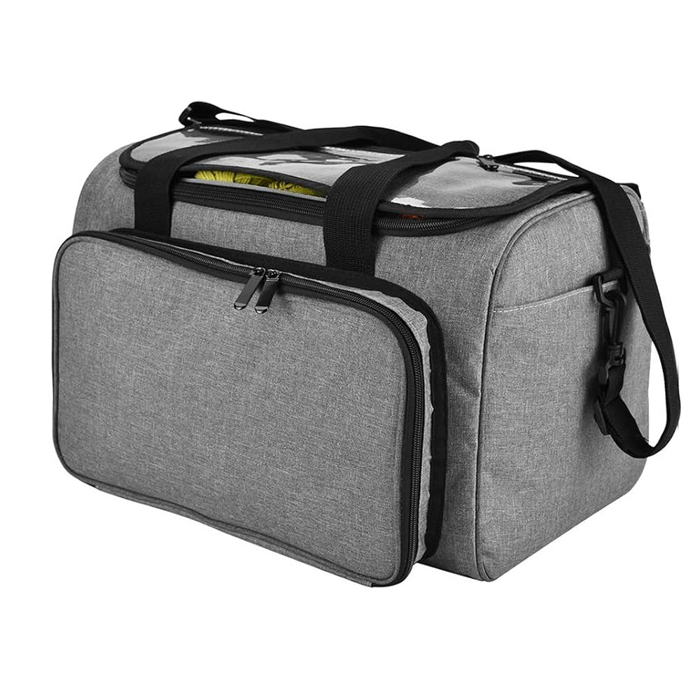 Knitting Storage Bag Wool Tote Crichet Hook Needles Accessories Organizer-Grey