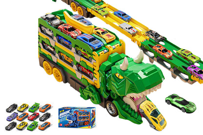 Dinosaur Car Truck Toys Set - Green
