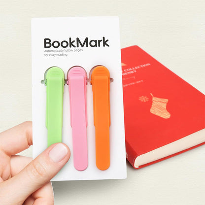 3Pcs Automatic Silicone Bookmarks for Reading ââ‚?Women & Kids Gift Style 2