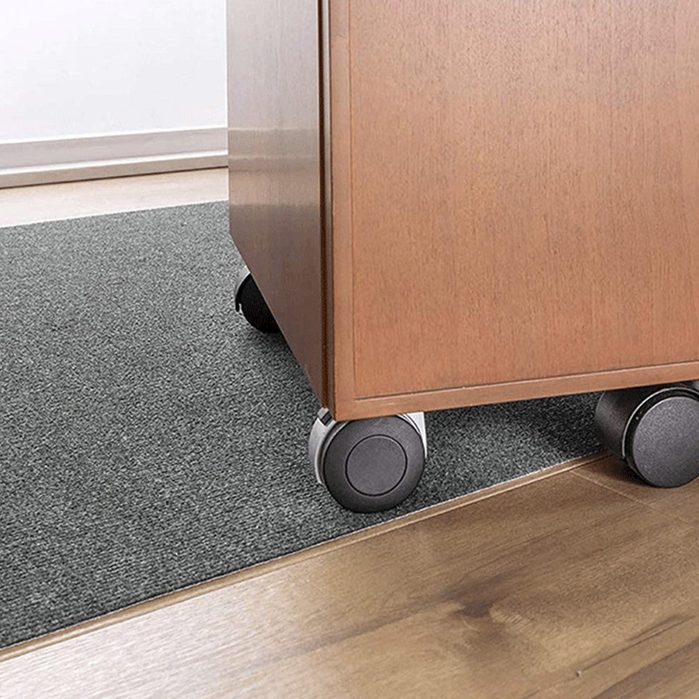 Anti-Slip Office Chair Mat Floor Protector Light Grey