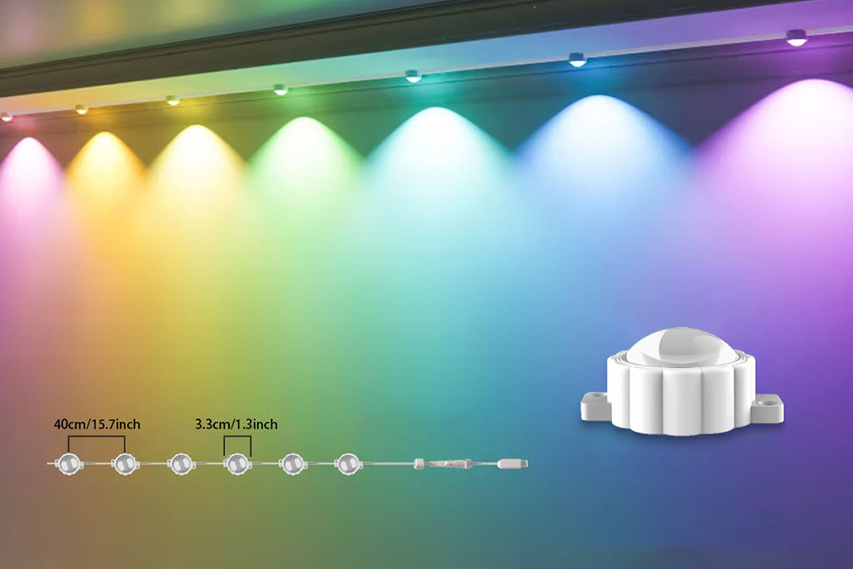 Christmas APP Control Smart Eave Lights Xmas Permanent Outdoor String Lights