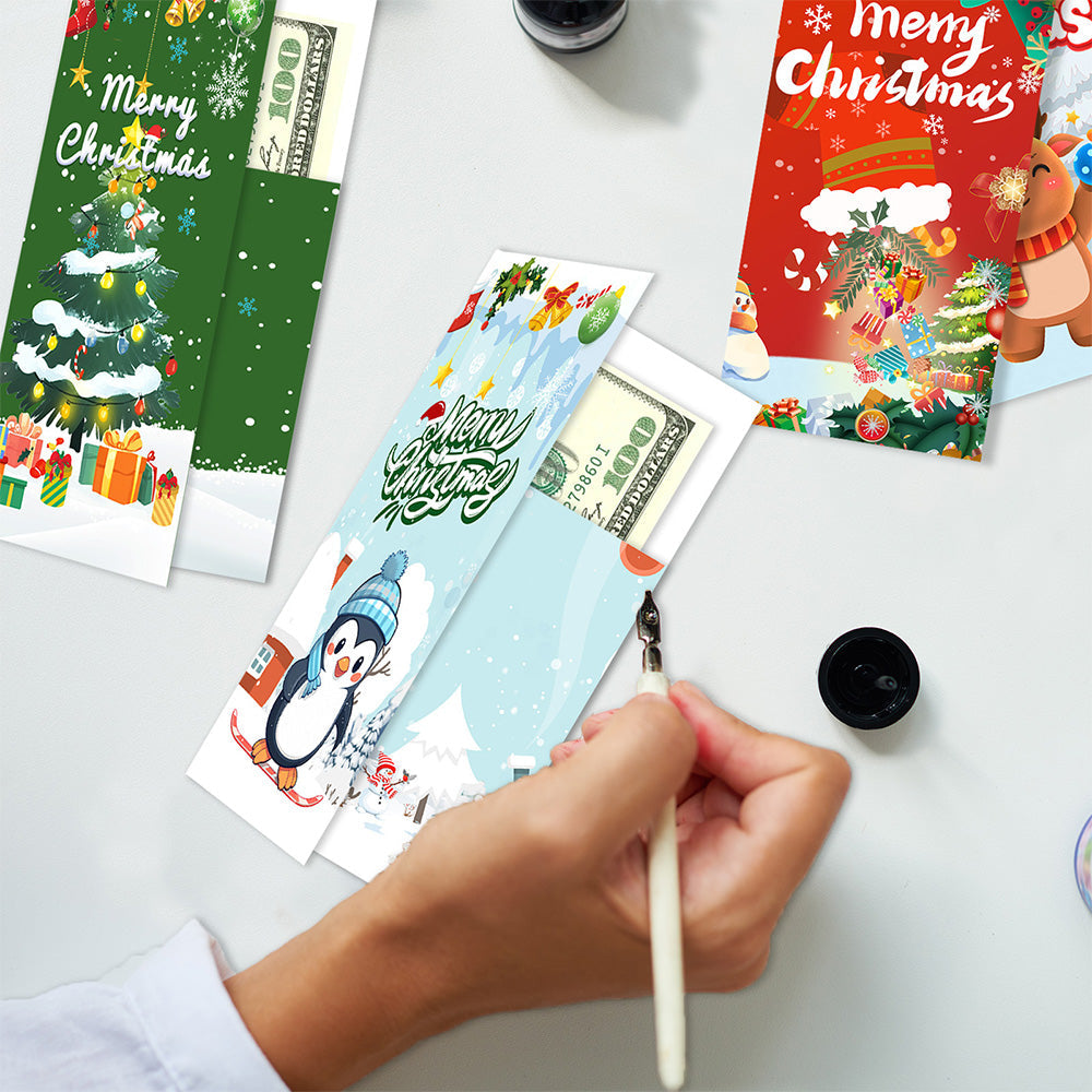 30 Pack Money Cards with Envelopes Christmas Cash Gift Holders