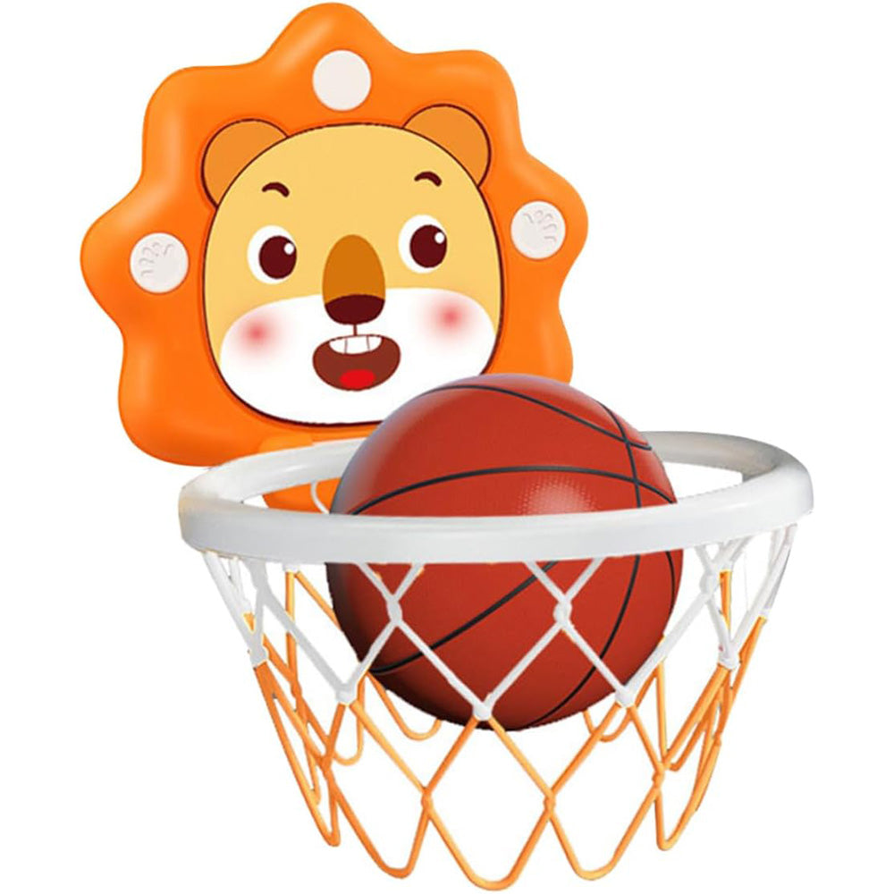 Adjustable Indoor Basketball Hoop for Kids ¨C Toddlers Mini Basketball Set Yellow