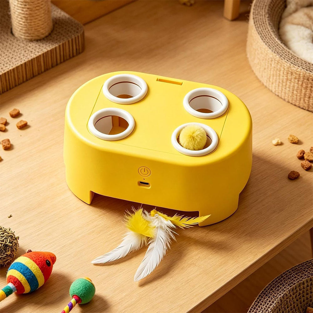 3 in 1 Automatic Electric Cat Teaser Wand Toy