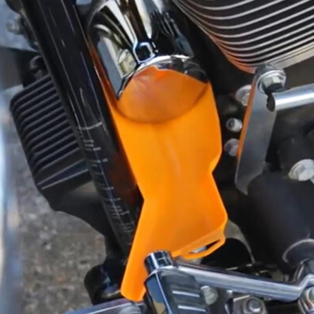 Crankcase Fill Tool Primary Case Oil Funnel Oil Change Kit Compatible With Harley