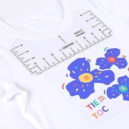 9Pcs T Shirt Alignment Ruler Guide for Heat Press Printing