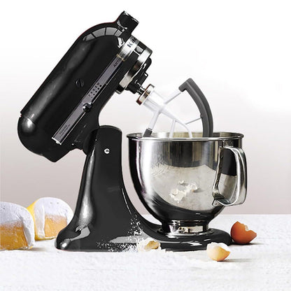 Silicone Coated Dual Edge Beater Compatible with KitchenAid 4.5¨C5 Quart Stand Mixer