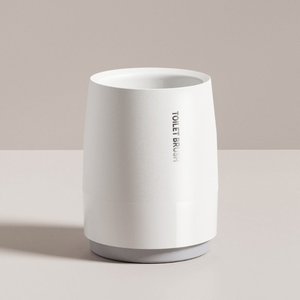 Toilet Brush with Quick Drying Holder-White