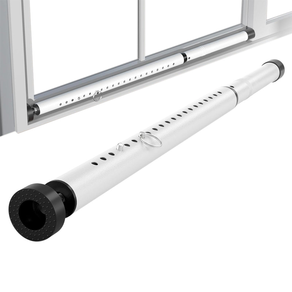2Pcs Adjustable Sliding Window Door Safety Security Bar for Home Apartment Hotel