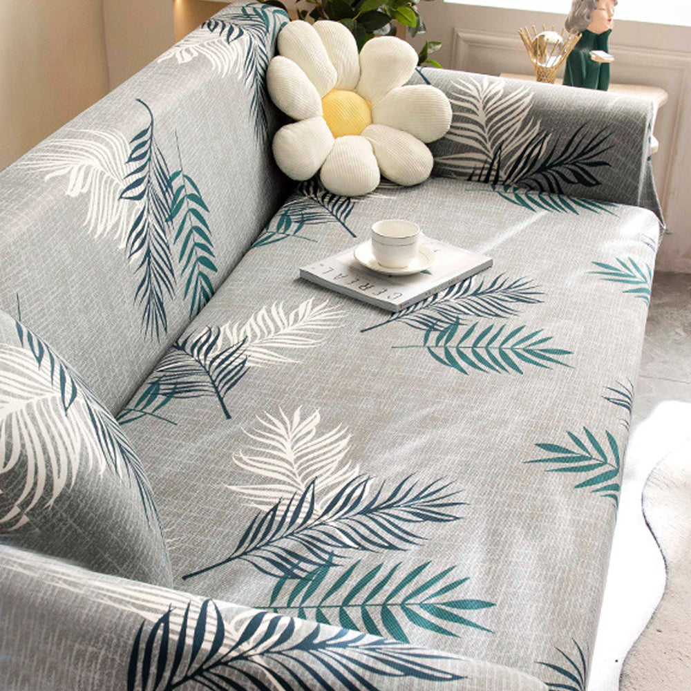 Summer Cooling Stretch Sofa Cover Lounge Slipcover Protector Couch Cover Leaf Style