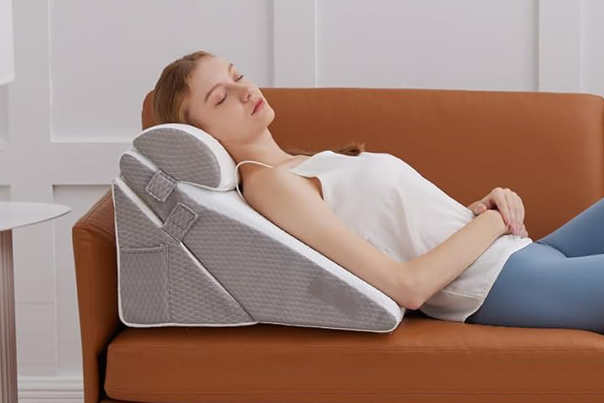Adjustable Wedge Pillow for Headboard