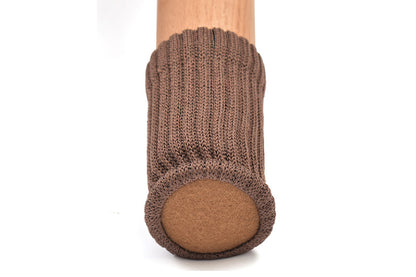 4Pcs Knitted Table Chair Leg Socks Sleeve Floor Protector Furniture Feet Cover