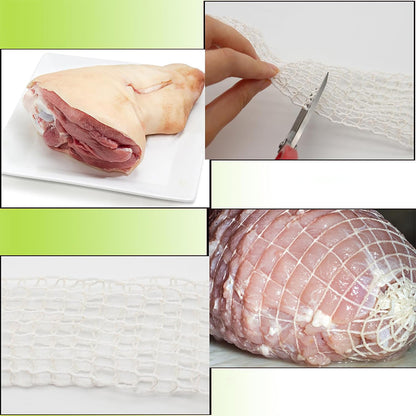Elastic Meat Netting Roll Food Nets For Roasting Smoking