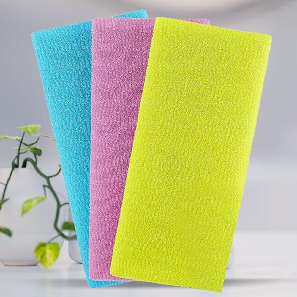 3Pcs Exfoliating Body Scrubber Back Scrubber for Shower