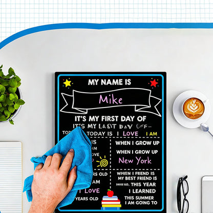 28x35cm Double Sided First and Last Day of School Chalkboard Photo Sign
