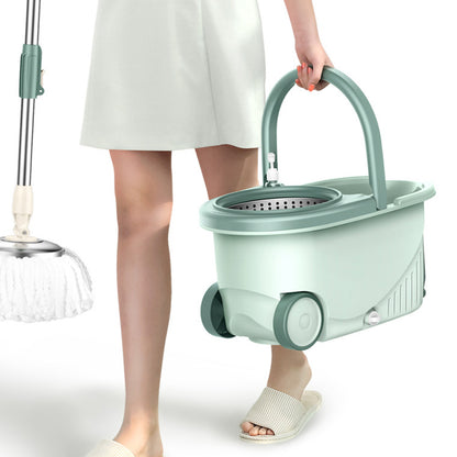 Mop and Bucket Set with Wringer 6 Replaceable Mop Heads