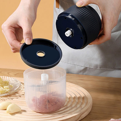 Cordless Electric Garlic Chopper Mini Meat Mincer