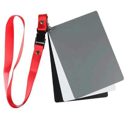 2 Set White Balance Cards 18 Percent Exposure Kit