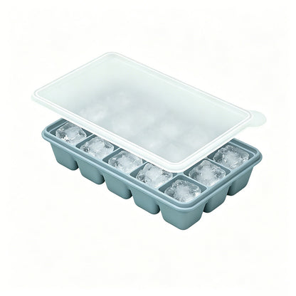 3 Pack Silicone Ice Cube Trays-Blue