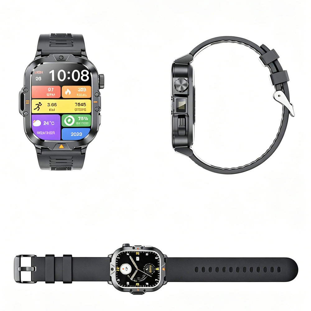 2.01in Smart Watch 100+ Sports Modes Fitness Smart Watch IP68 Waterproof Watch