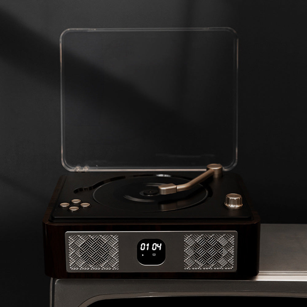 Retro CD Player with Speakers Portable Bluetooth Music Players for Home