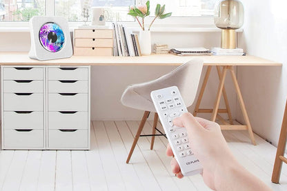 Bluetooth Home CD Player with LED Screen White