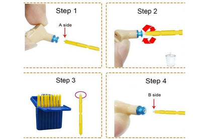 16Pcs Set Hearing Aids Wax Guards Filters for Starkey RIC ITC ITE CIC Hearing Aid