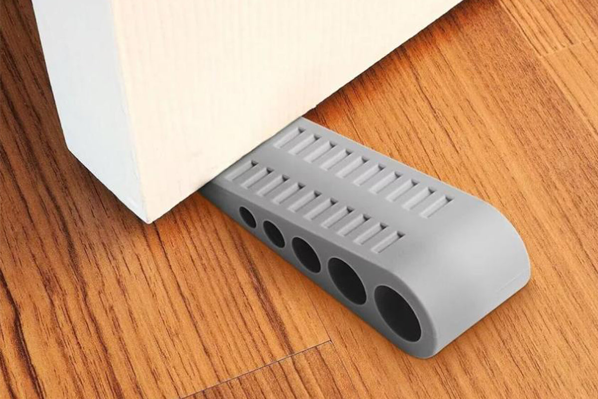 TPR Door Stopper Wedge Door Gaps and Prevent the Lock-Outs for Concrete Carpet Tile