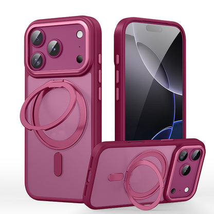 360 Degree Rotating Stand Case for iPhone 18Pro 17Pro - Red