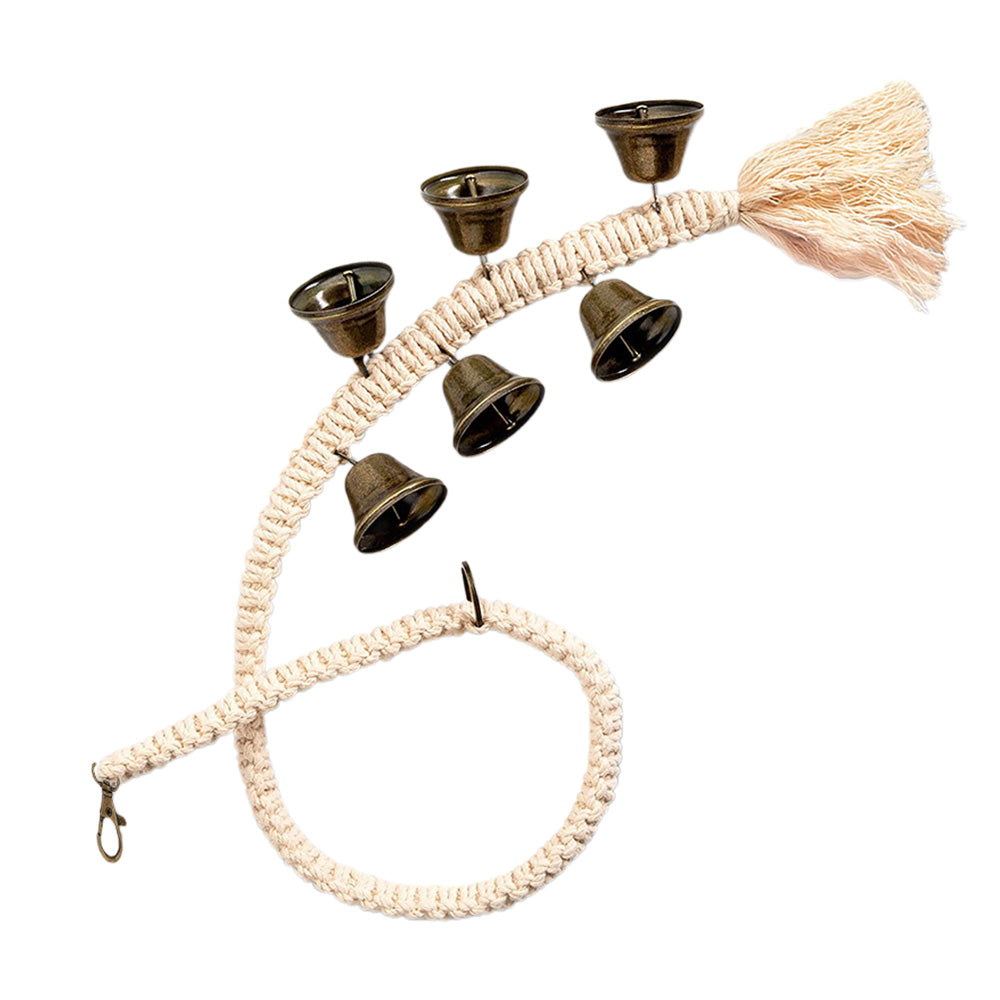 Dog Doorbell With 6 Extra Loud Bells Adjustable Doorbell Hanging Rope For Dog Training