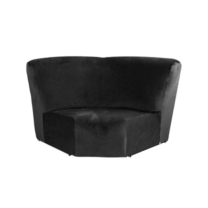 Corner Sofa Cover Anti Slip Covers Recliner Corner Sofa Protector Black