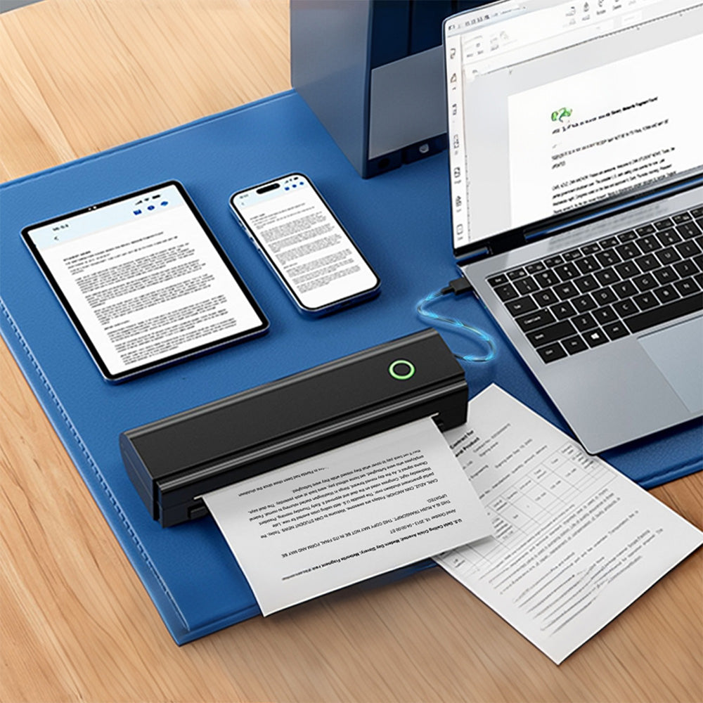 Portable Thermal Printer Bluetooth Wireless Printer