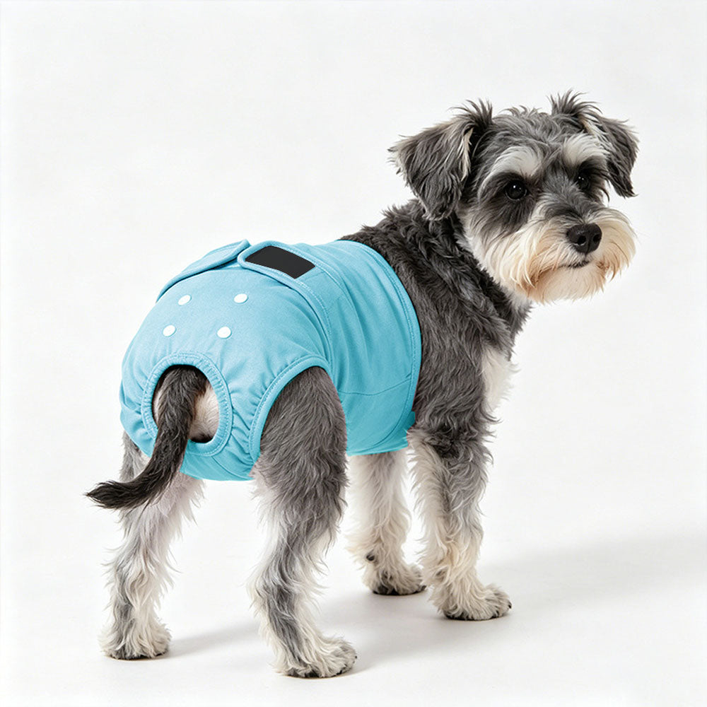 3 Pack Washable Reusable Female Dog Diapers for Heat Cycles