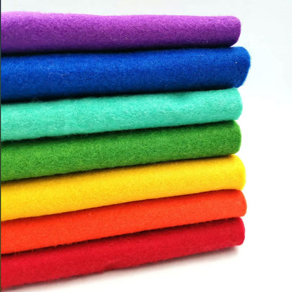 7-Color Felt Fabric Roll Sheet Christmas Patchwork Sewing Craft DIY Material