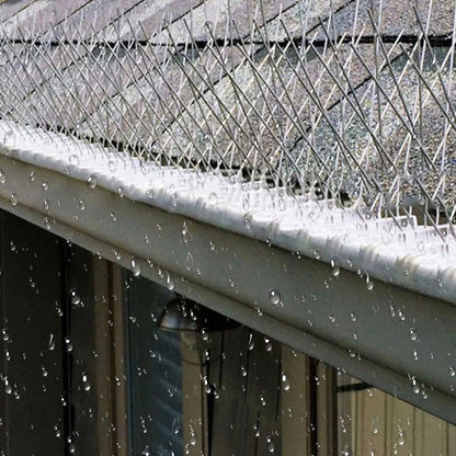 12Pcs Stainless Steel Bird Repeller Pigeon Repeller for Verandas Rooftops Window Frames