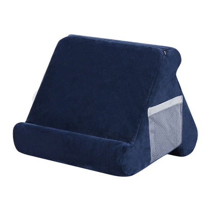 Reading Pillow 3-Angle Multi-Position Lap Cushion for Bed Sofa Travel-Navy