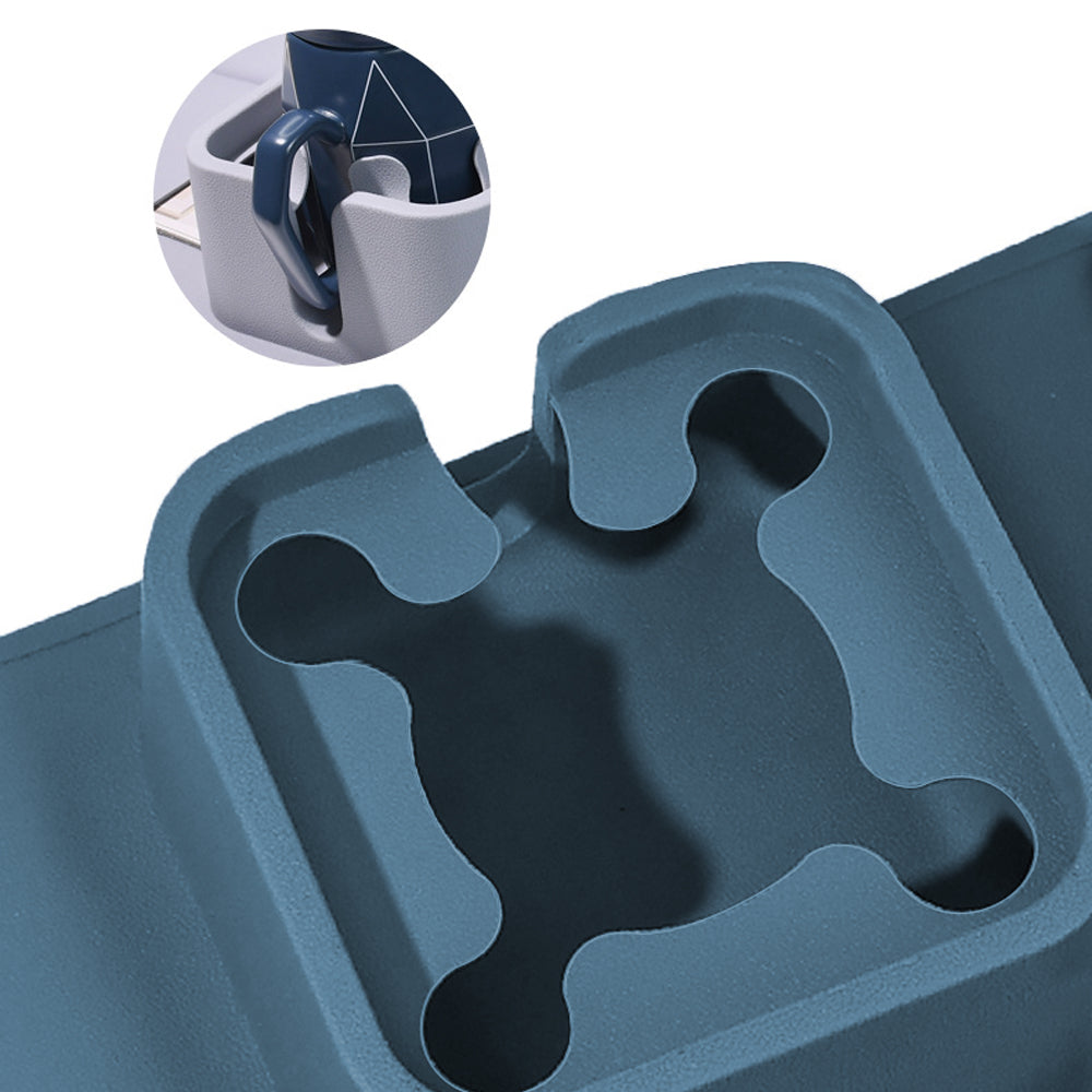 Couch Cup Holder Tray Sofa Armrest Tray with Drink Holder Side Pockets