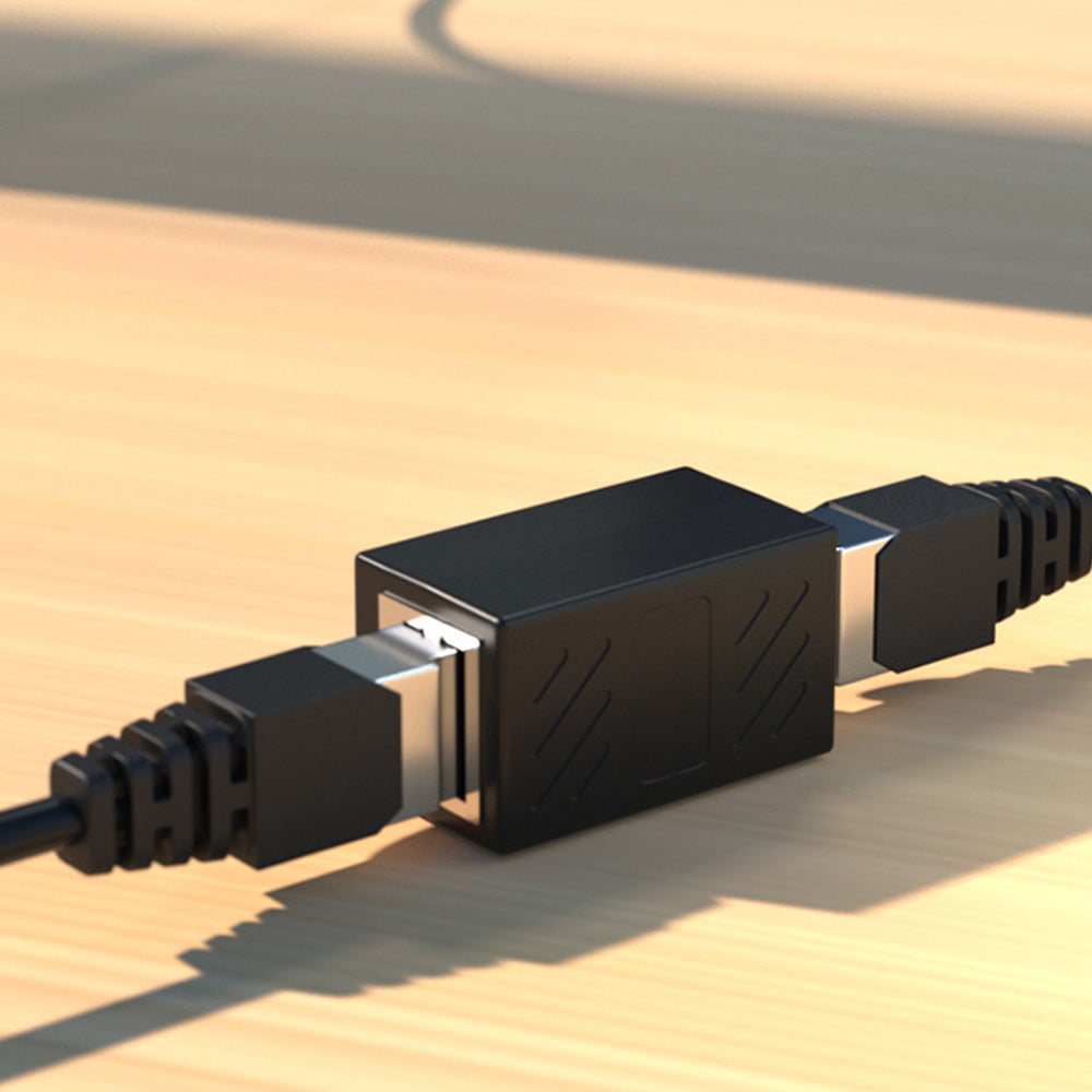 5Pcs RJ45 Coupler Ethernet Cable Extender Connector for PC Router