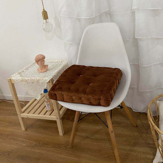Square Thicken Chair Cushion Comfort Seat Cushion Chair Pad Coffee