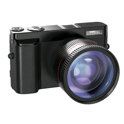 4K Digital Camera 48MP with Flip Screen 16X Zoom & 32GB TF Card