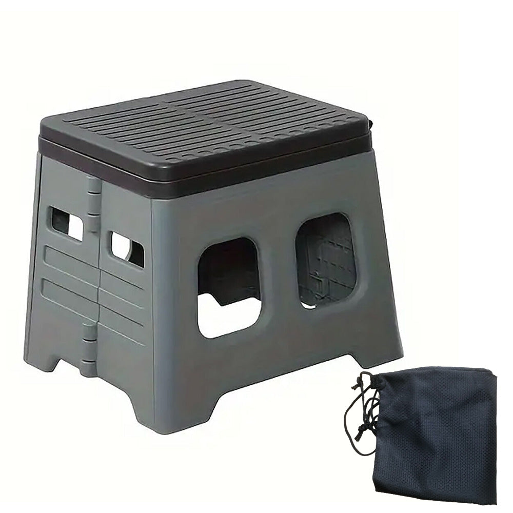 Portable Folding Toilet for Camping and Travel Grey